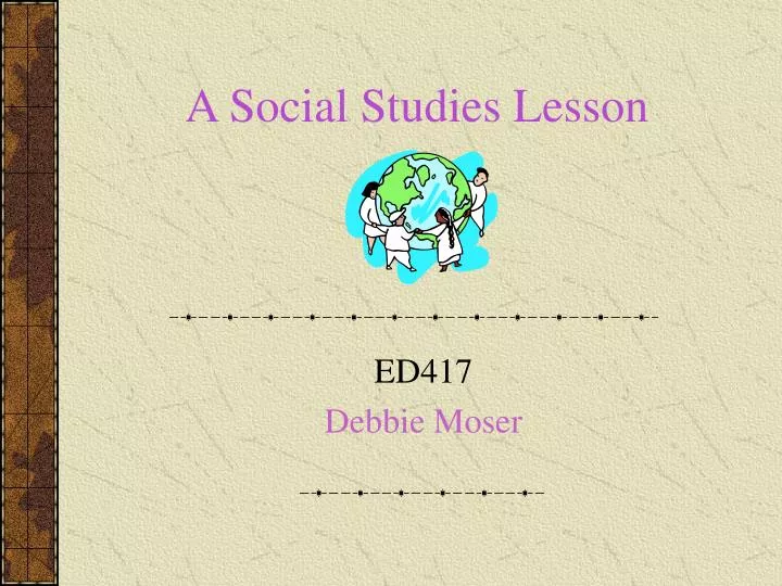 a social studies lesson