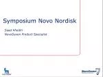 Symposium Novo Nordisk - slide 1