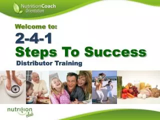 Welcome to: 2-4-1 Steps To Success