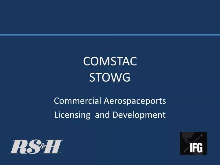 comstac stowg