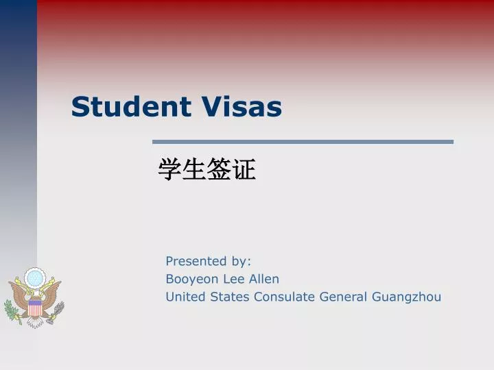 student visas