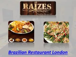 Brazilian restaurant London