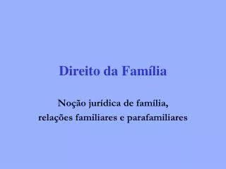 Direito da Família