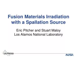 Fusion Materials Irradiation with a Spallation Source