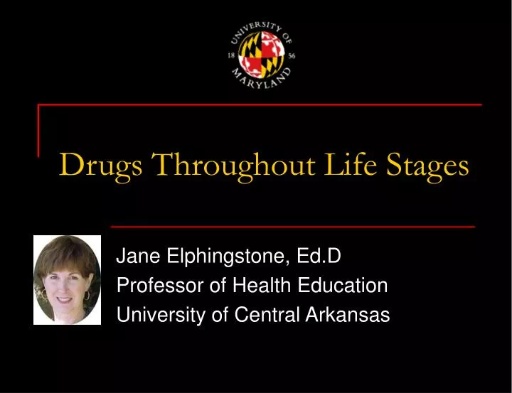 drugs throughout life stages