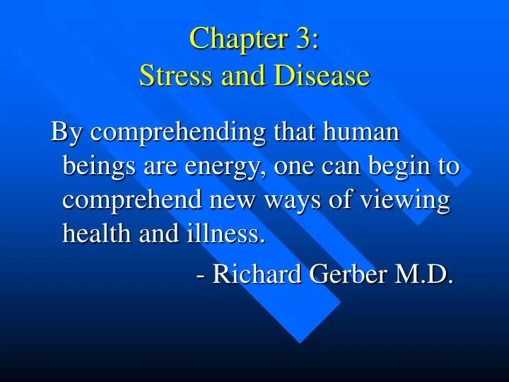 chapter 3 stress and disease