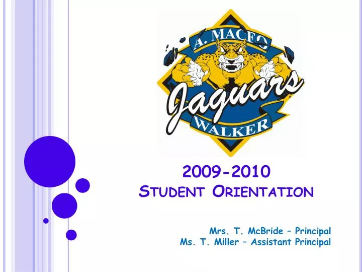 2009 2010 student orientation