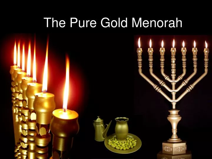the pure gold menorah