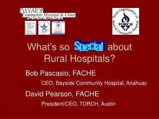 What’s so about Rural Hospitals?