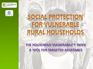 SOCIAL PROTECTION FOR VULNERABLE RURAL HOUSEHOLDS