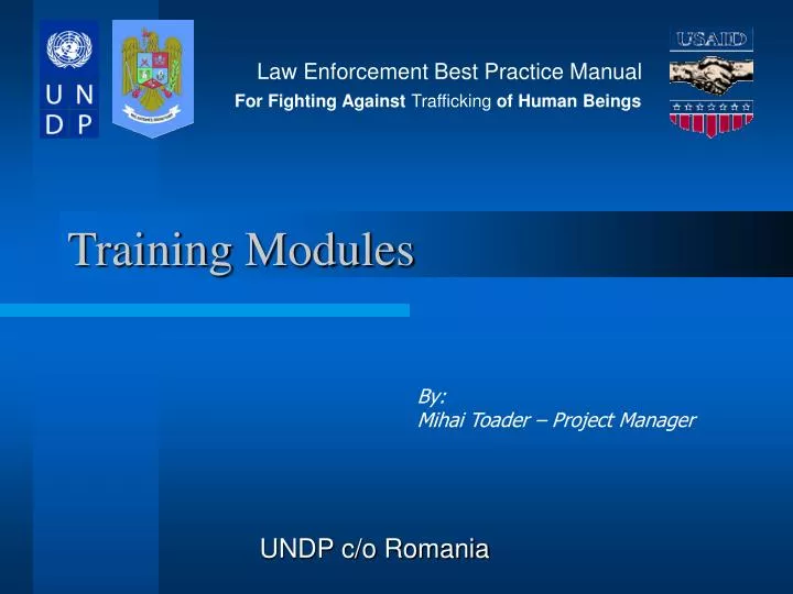 training modules