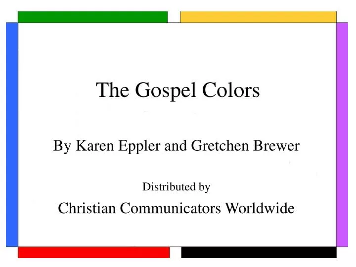 the gospel colors
