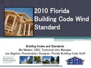 2010 Florida Building Code Wind Standard