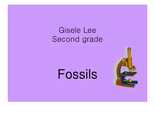 Gisele Lee Second grade Fossils