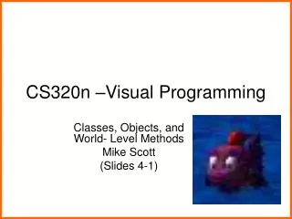 cs320n visual programming
