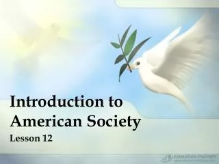 Introduction to American Society