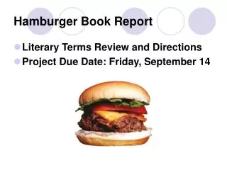Hamburger Book Report