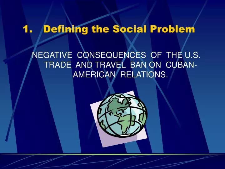 defining the social problem