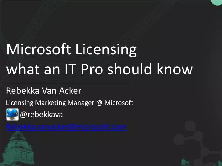 microsoft licensing what an it pro should know