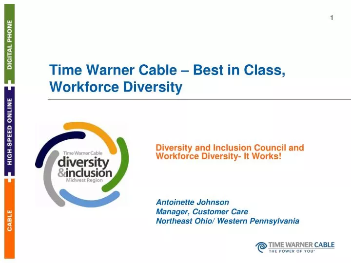 time warner cable best in class workforce diversity