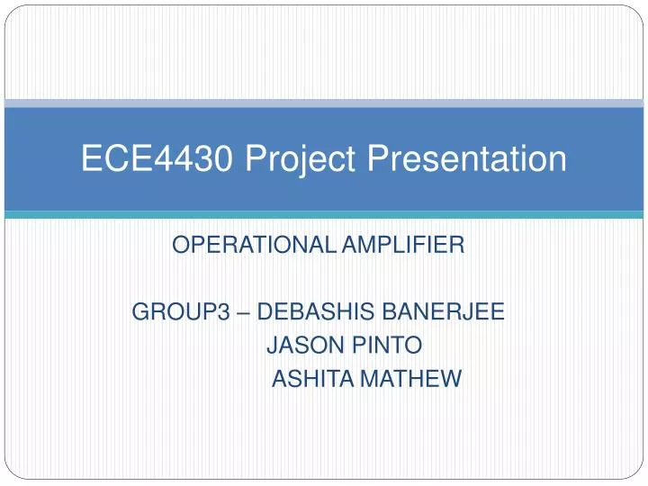 ece4430 project presentation