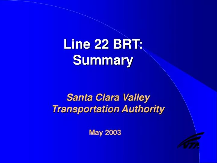 line 22 brt summary