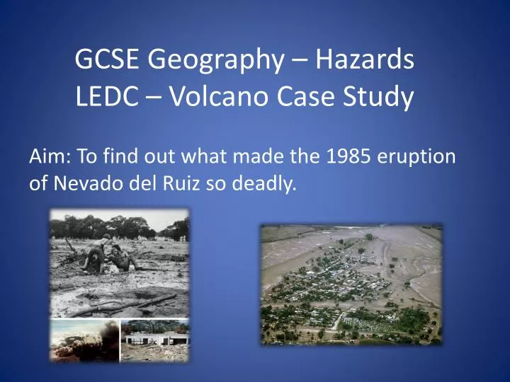 case study of ledc volcano