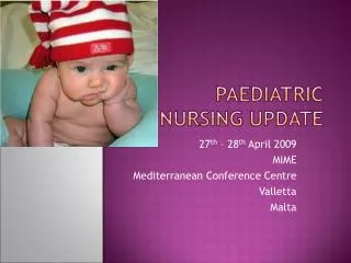 Paediatric Nursing Update