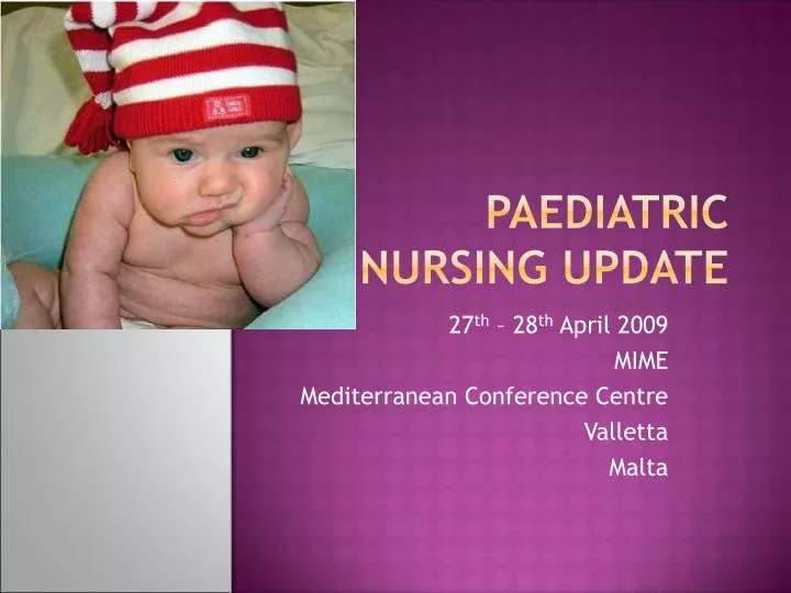 paediatric nursing update