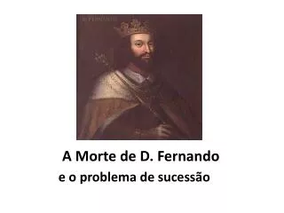 A Morte de D. Fernando