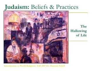 Judaism: Beliefs &amp; Practices