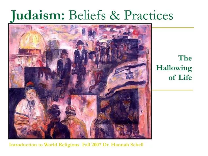 judaism beliefs practices