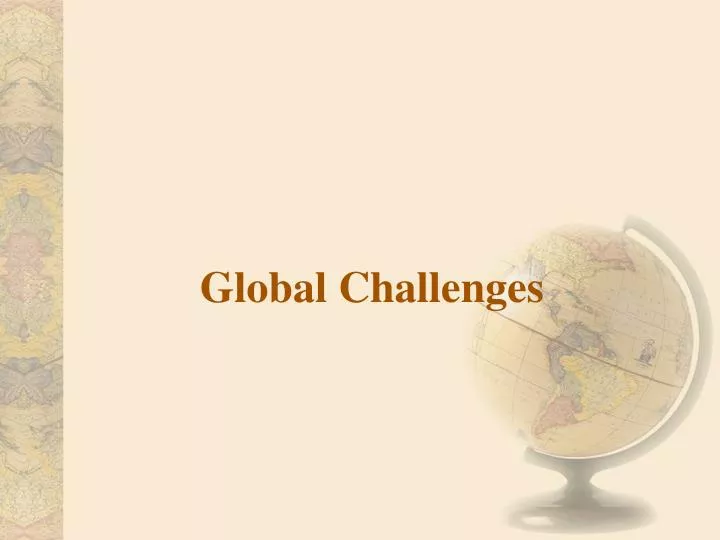 global challenges