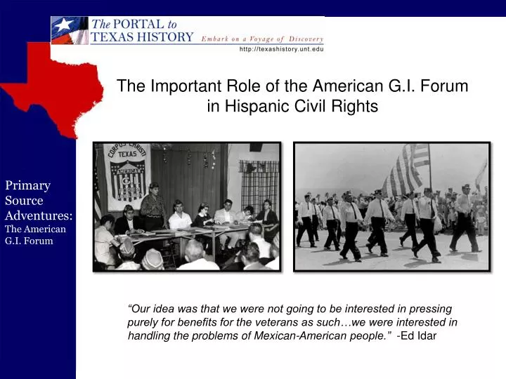 the important role of the american g i forum in hispanic civil rights