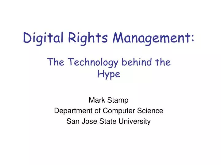 digital rights management