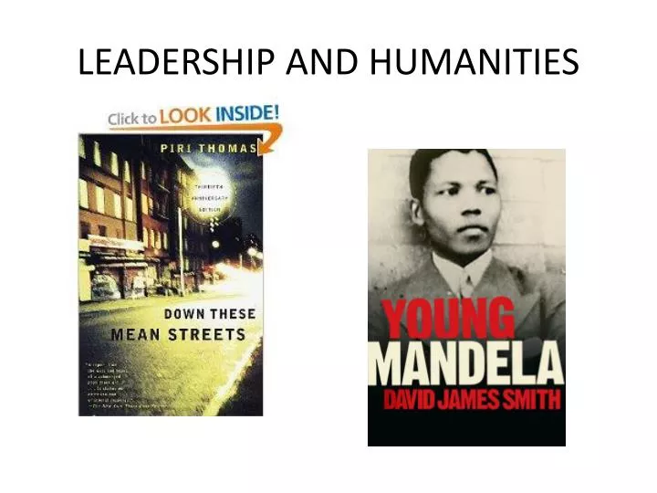 leadership and humanities