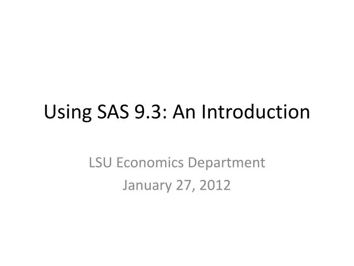 using sas 9 3 an introduction