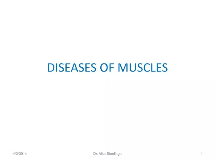 diseases of muscles