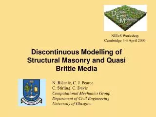 Discontinuous Modelling of Structural Masonry and Quasi Brittle Media