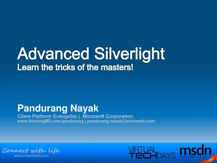 advanced silverlight learn the tricks of the masters
