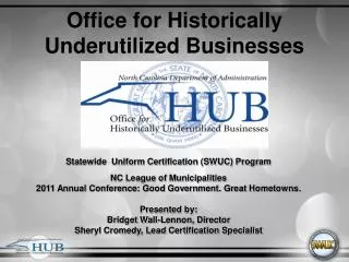 Office for Historically Underutilized Businesses