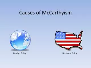 Causes of McCarthyism