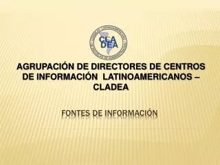 FONTES DE INFORMACIÓN