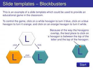 Slide templates – Blockbusters