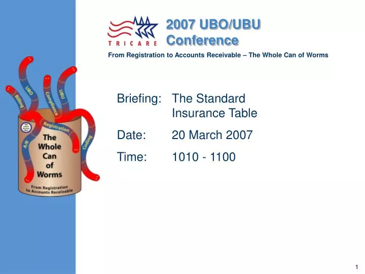 briefing the standard insurance table date 20 march 2007 time 1010 1100