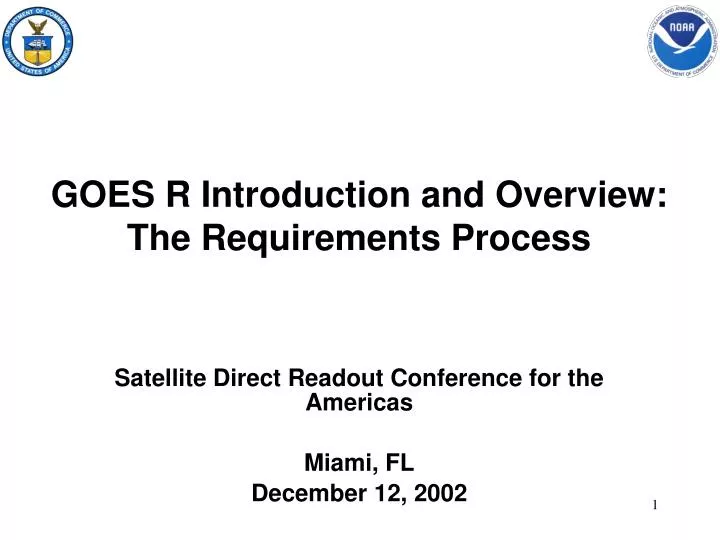 goes r introduction and overview the requirements process