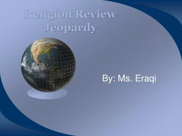 religion review jeopardy
