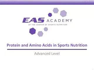 Protein and Amino Acids in Sports Nutrition