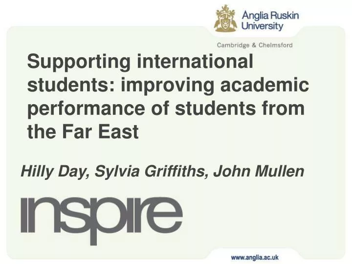 supporting international students improving academic performance of students from the far east