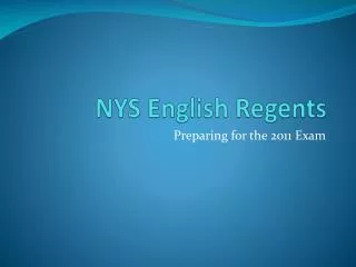 NYS English Regents